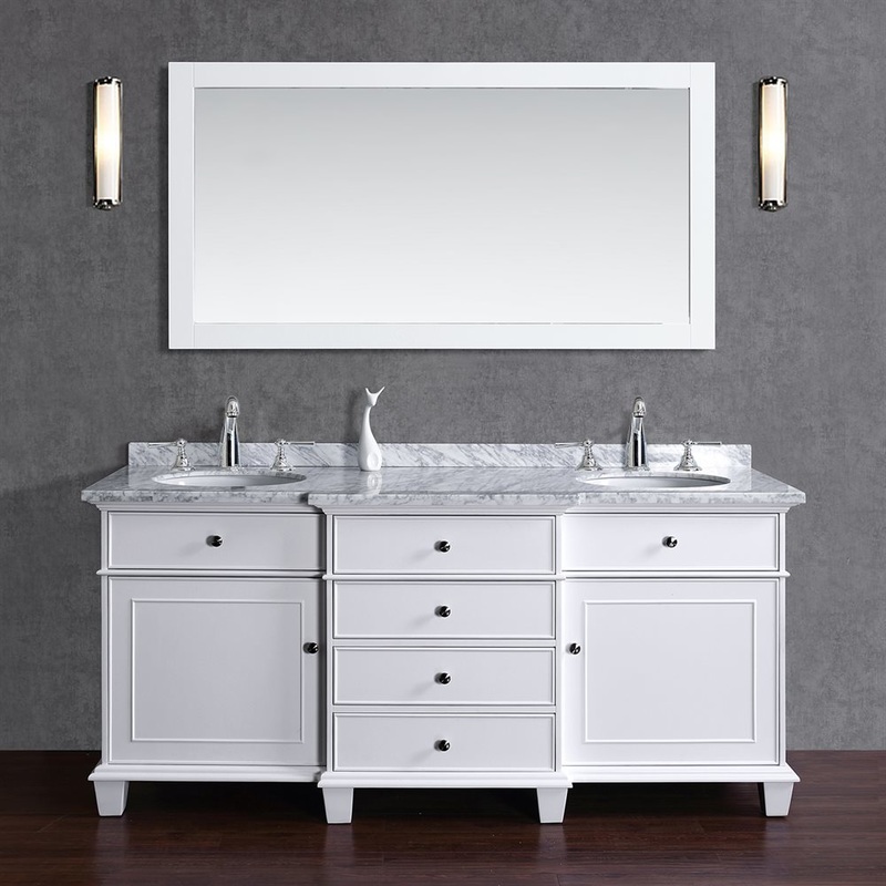 High-end White Bathroom Vanity
